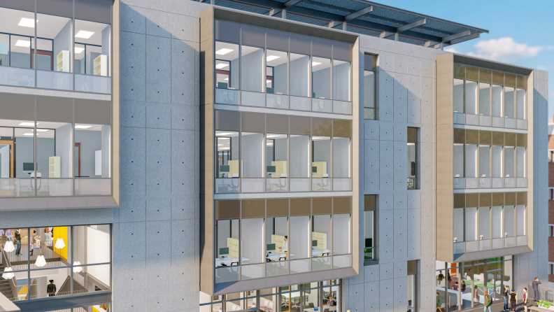 UCR SOM ED2 - North Facade Detail
