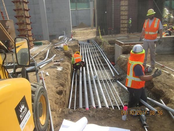 Underslab utilities