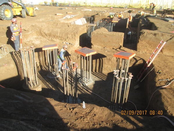 Pile cap reinforcement