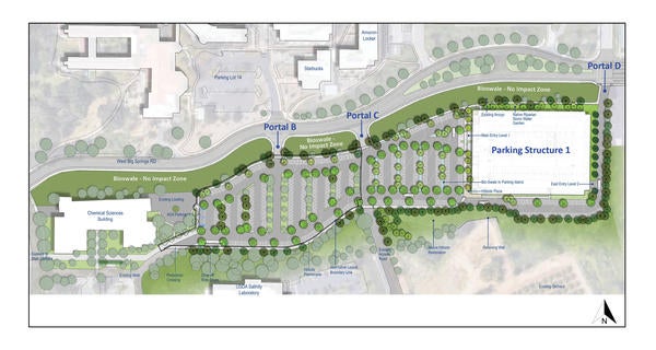 Parking Structure 1 Site