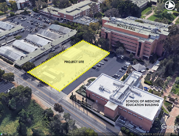 SOM Building 2 Aerial Map